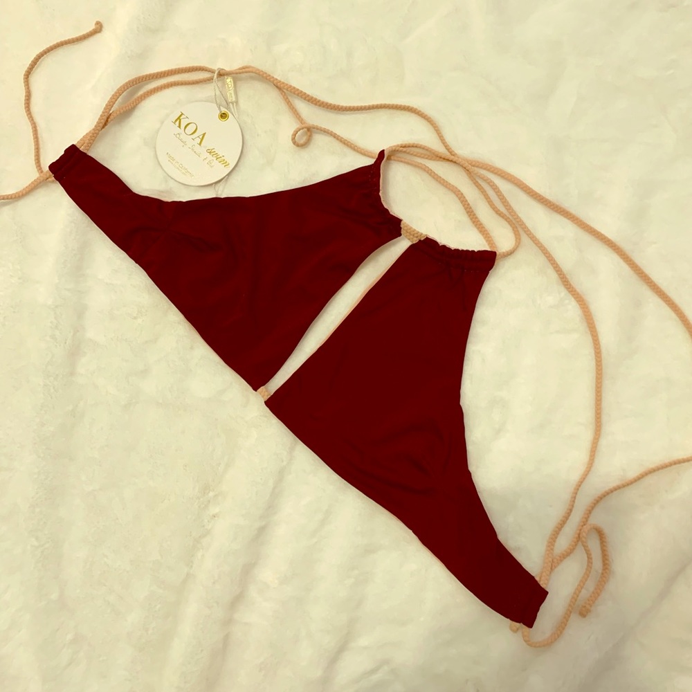 NWT KOA Wanderlust halter bikini top